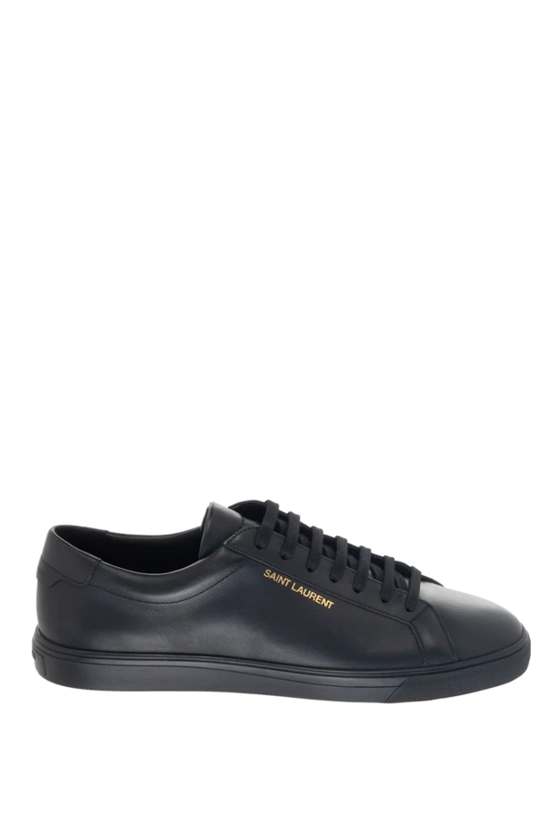 Saint Laurent man black leather sneakers for men 170577 - photo 1