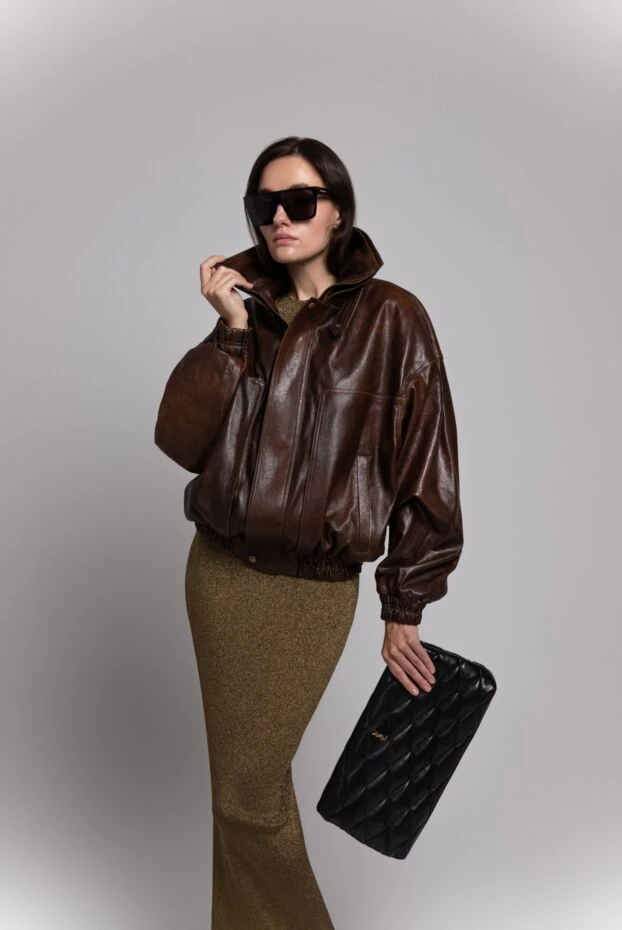 Saint Laurent black leather clutch bag with decorative stitching women's 170585 - photo 2