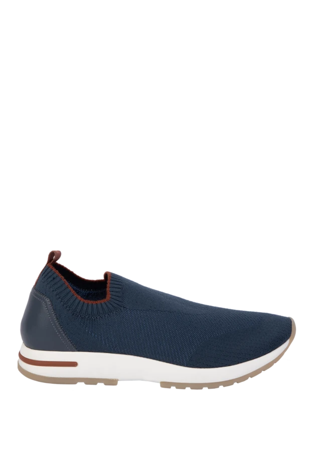 Loro Piana man blue wool sneakers for men buy with prices and photos 170618 - photo 1