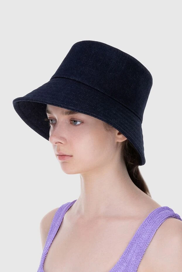 Loro Piana woman blue cotton and polyurethane panama for women buy with prices and photos 170623 - photo 2