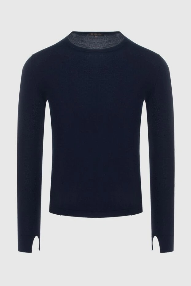 Loro Piana woman blue cashmere jumper for women buy with prices and photos 170626 - photo 1