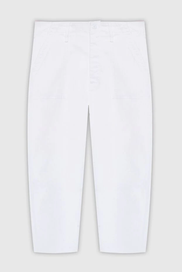 Mother Denim женские джинсы из хлопка белые женские купить с ценами и фото 170646 - фото 1