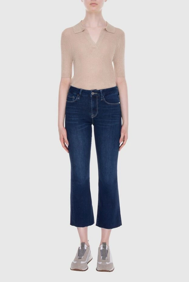Frame женские джинсы синие женские купить с ценами и фото 170649 - фото 2