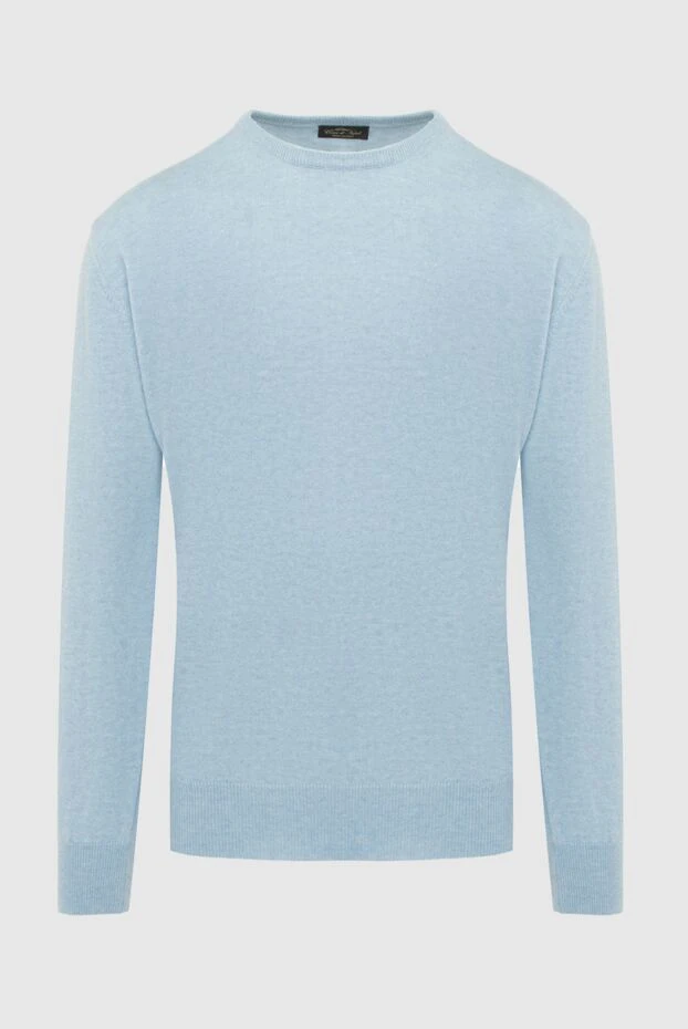 Cesare di Napoli man blue cashmere jumper for men buy with prices and photos 170678 - photo 1