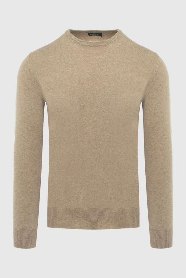 Cesare di Napoli man beige cashmere jumper for men buy with prices and photos 170679 - photo 1