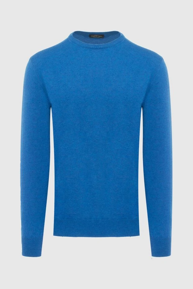 Cesare di Napoli man cashmere jumper blue for men buy with prices and photos 170680 - photo 1
