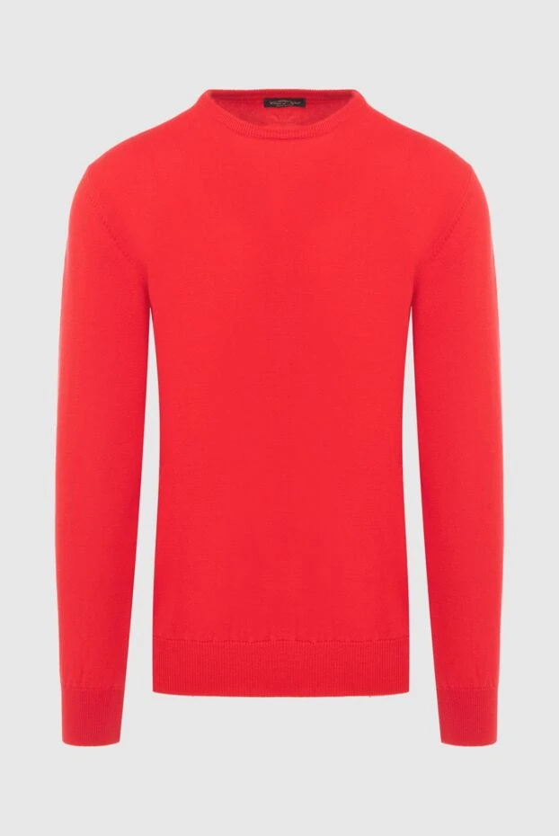 Cesare di Napoli man red cashmere jumper for men buy with prices and photos 170682 - photo 1