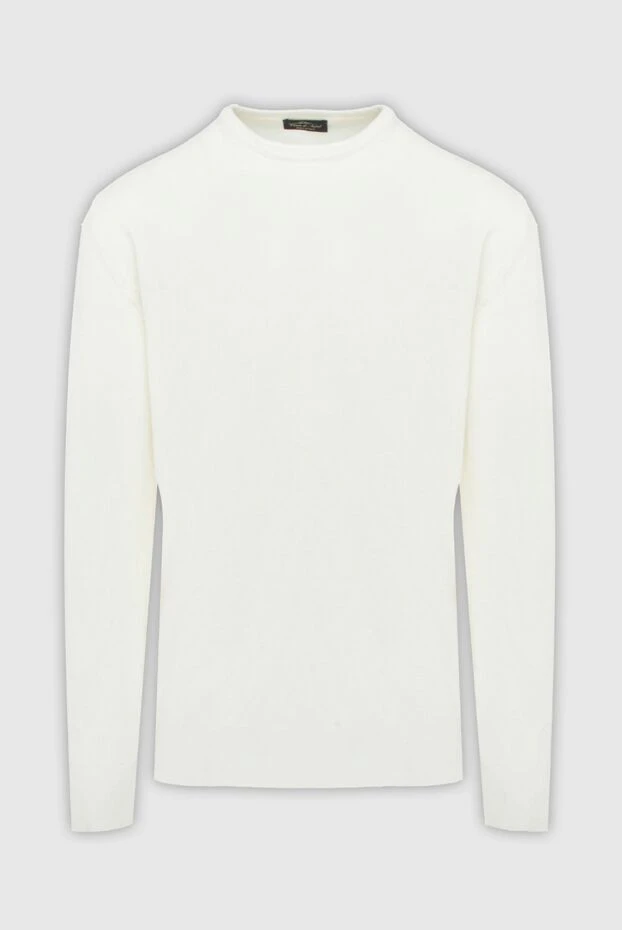 Cesare di Napoli man cashmere jumper white for men buy with prices and photos 170683 - photo 1