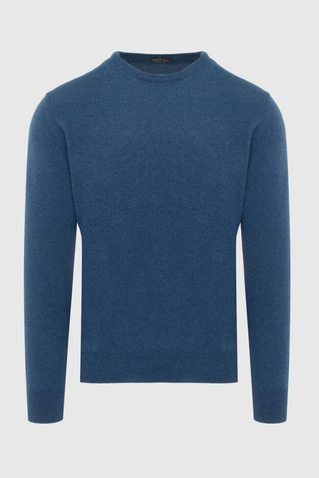Cesare di Napoli man cashmere jumper blue for men buy with prices and photos 170684 - photo 1