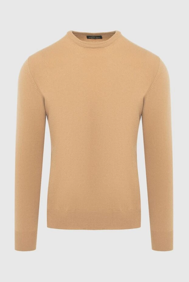 Cesare di Napoli man cashmere and wool jumper beige for men buy with prices and photos 170690 - photo 1