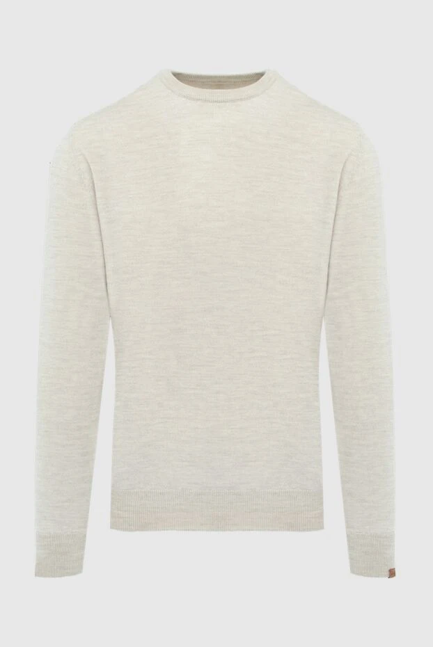 Cesare di Napoli man wool jumper beige for men buy with prices and photos 170700 - photo 1