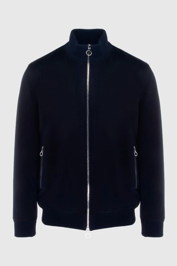 Seraphin man cashmere and crocodile skin blue jacket for men buy with prices and photos 170720 - photo 1