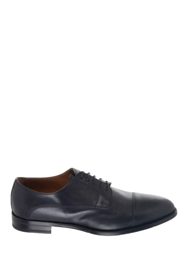 Doucal`s man men's black leather shoes 170726 - photo 1