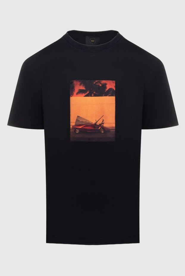 Limitato мужские футболка из хлопка черная мужская купить с ценами и фото 170732 - фото 1