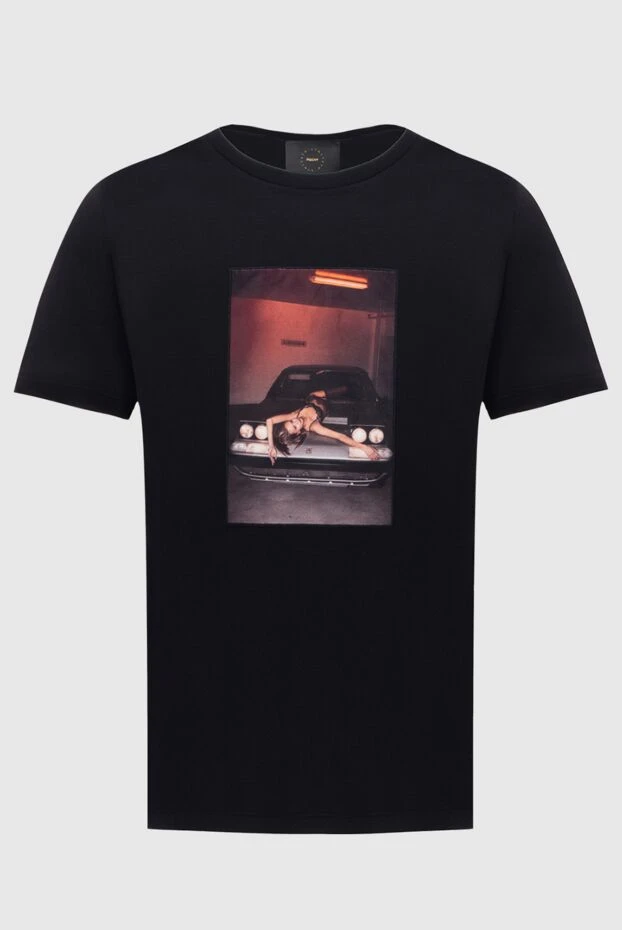 Limitato мужские футболка из хлопка черная мужская купить с ценами и фото 170733 - фото 1