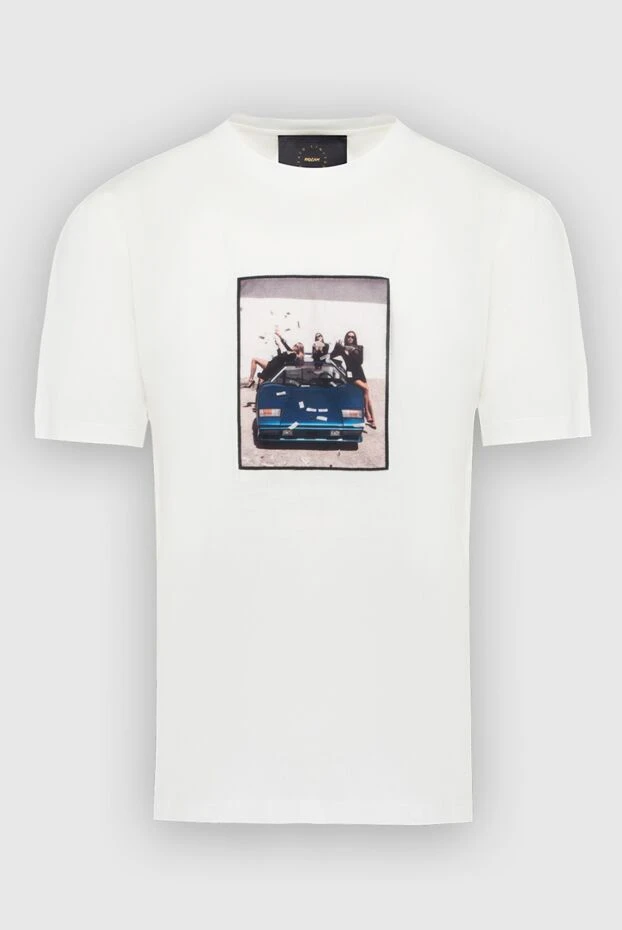 Limitato мужские футболка из хлопка белая мужская купить с ценами и фото 170734 - фото 1