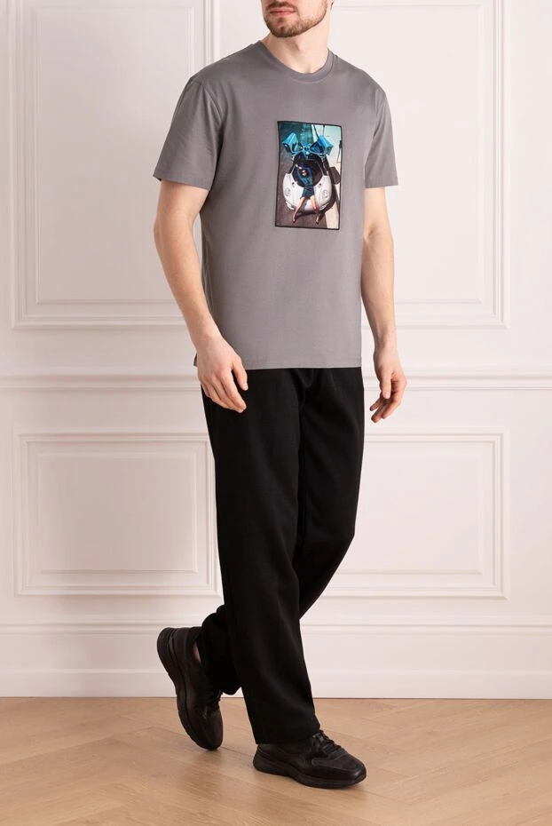 Limitato чоловічі футболка з бавовни сіра чоловіча купити фото з цінами 170736 - фото 2