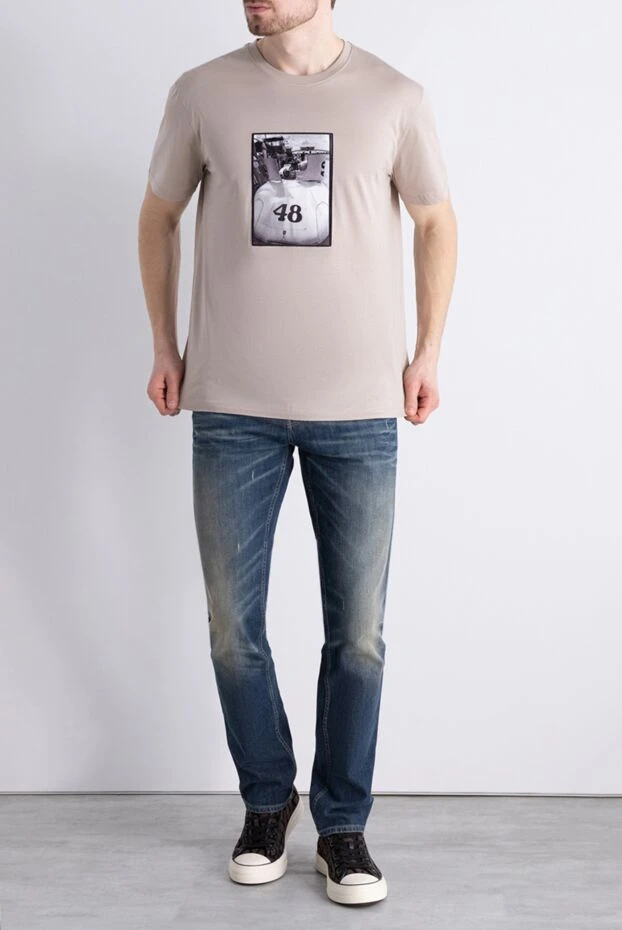 Limitato man beige cotton t-shirt for men 170740 - photo 2