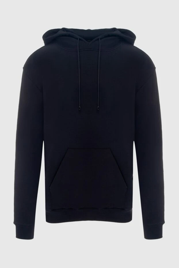 Limitato black hoodie with back print and kangaroo pocket men's 195703 - photo 1