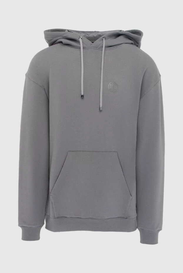 Limitato cotton gray sweatshirt for men 195670 - photo 1