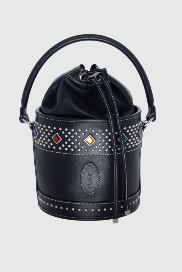 Saint Laurent жіночі сумка зі шкіри чорна жіноча купити фото з цінами 170769 - фото 1
