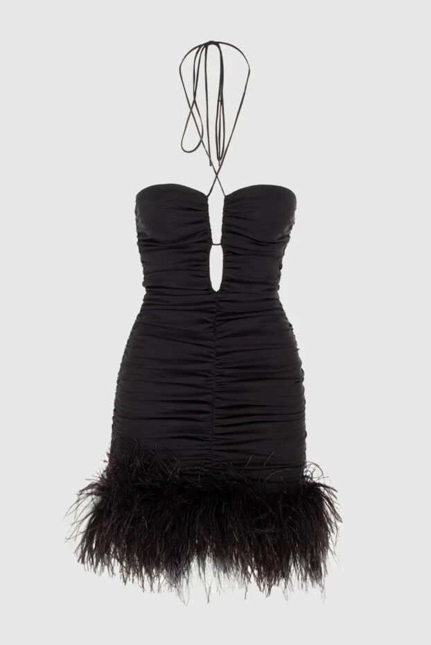 Magda Butrym женские платье из шелка черное женское купить с ценами и фото 170798 - фото 1