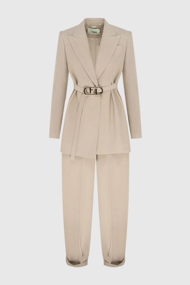 Fendi woman beige women's trouser suit buy with prices and photos 170810 - photo 1