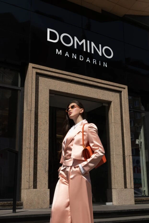 Fendi брючный костюм из шелка розовый женский 170812 - фото 3