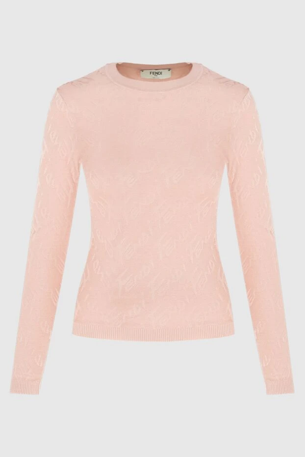 Fendi woman beige cotton and viscose jumper for women buy with prices and photos 170818 - photo 1