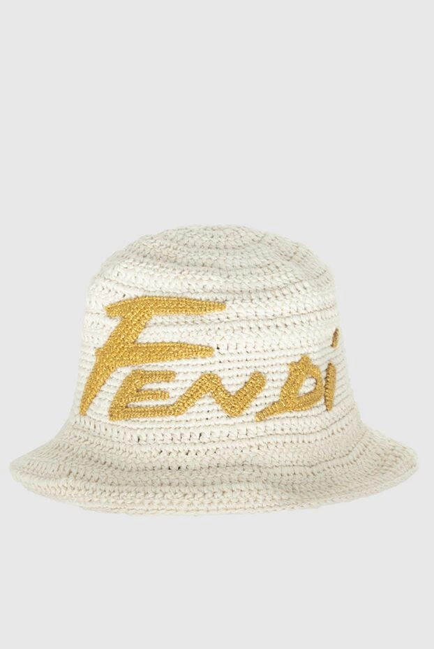 Fendi woman white cotton panama for women buy with prices and photos 170825 - photo 1