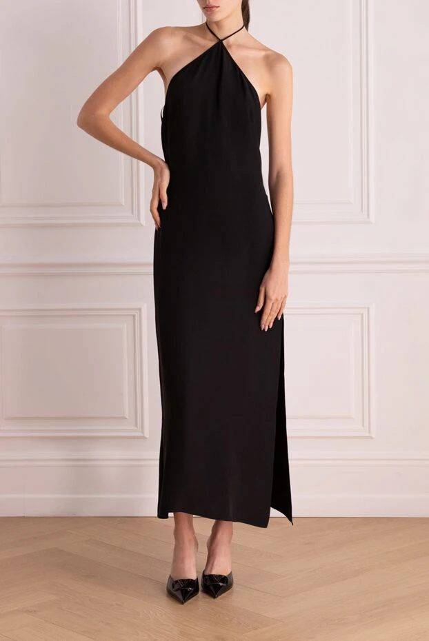 Valentino woman black silk dress for women buy with prices and photos 170834 - photo 2