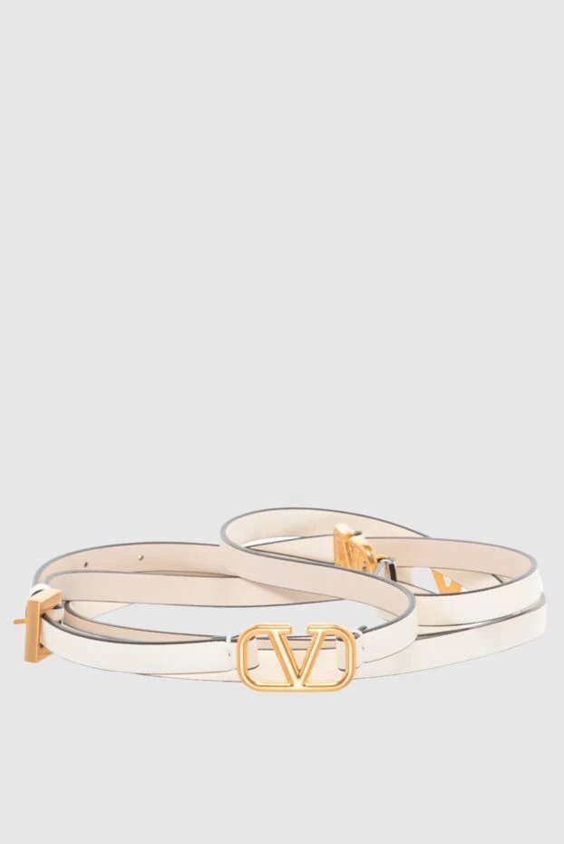 Valentino woman white leather belt for women buy with prices and photos 170842 - photo 1