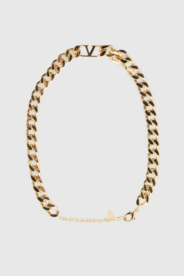 Valentino necklace with massive weaving yellow for women 170846 - photo 1