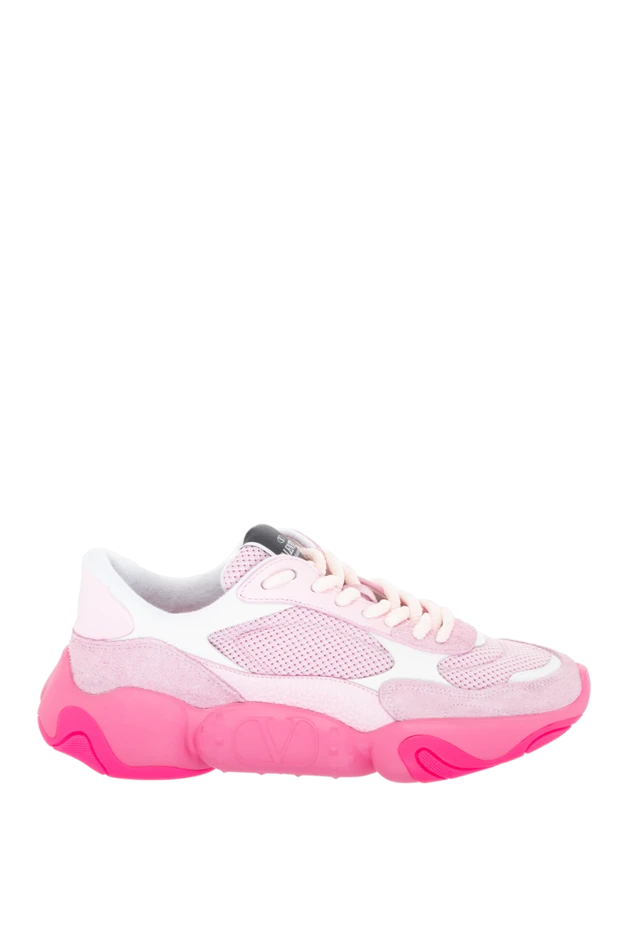 Valentino woman pink leather sneakers for women buy with prices and photos 170852 - photo 1