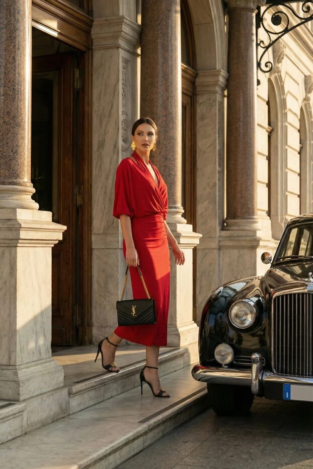 Balmain объемные серьги золотого оттенка с геометрическим плетением 170867 - фото 3