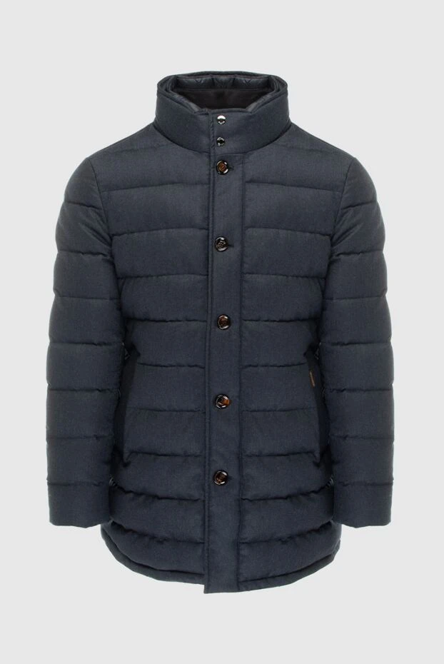 Moorer man down jacket men's wool and cashmere blue buy with prices and photos 170902 - photo 1