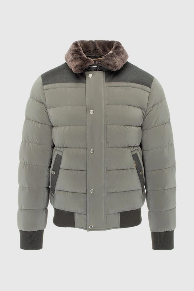 Moorer пуховик мужской из полиамида и полиэстера зеленый 170903 - фото 1