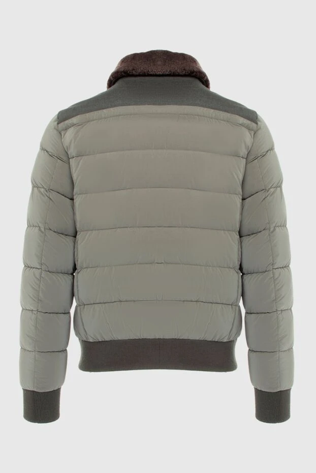 Moorer men's down jacket made of polyamide and polyester green 170903 - photo 2