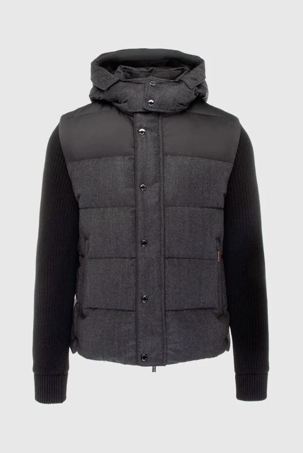 Moorer man down jacket men's black wool buy with prices and photos 170906 - photo 1