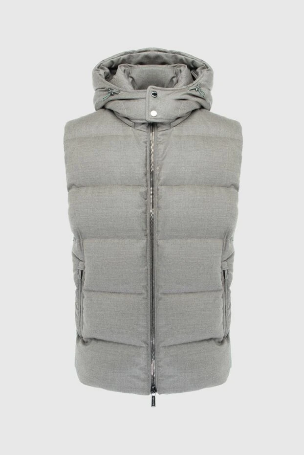 Moorer man wool and cashmere vest gray for men buy with prices and photos 170917 - photo 1