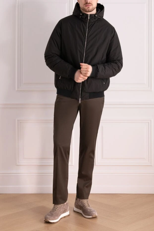 Moorer мужские куртка из полиэстера черная мужская купить с ценами и фото 170923 - фото 2