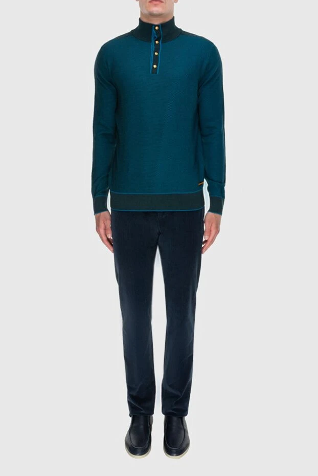 PT01 (Pantaloni Torino) мужские брюки синие мужские купить с ценами и фото 170933 - фото 2