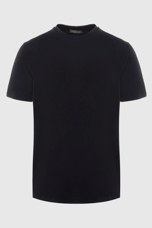 Cesare di Napoli t-shirt made of cotton and elastane black for men 170957 - photo 1