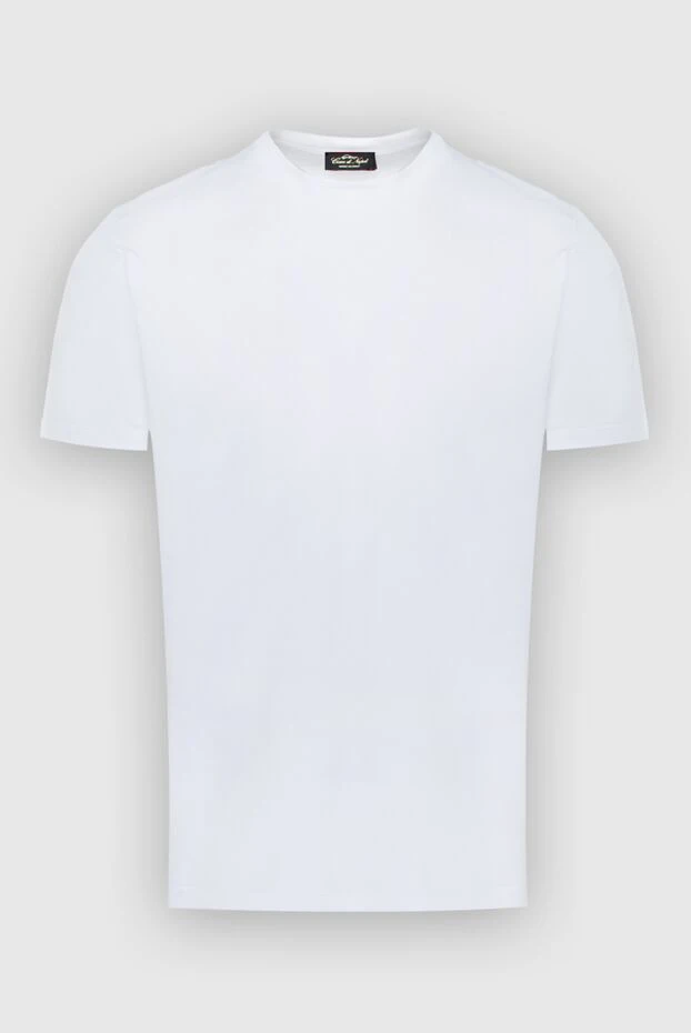 Cesare di Napoli man white cotton and elastane t-shirt for men buy with prices and photos 170960 - photo 1