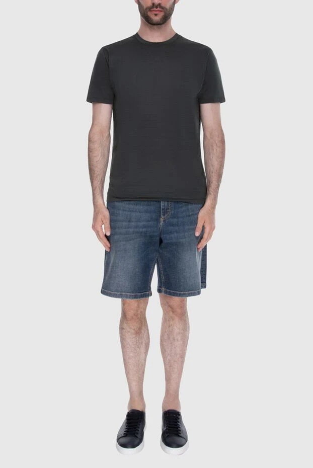 Cesare di Napoli straight-cut t-shirt made of soft knitwear in a cool shade 196531 - photo 2