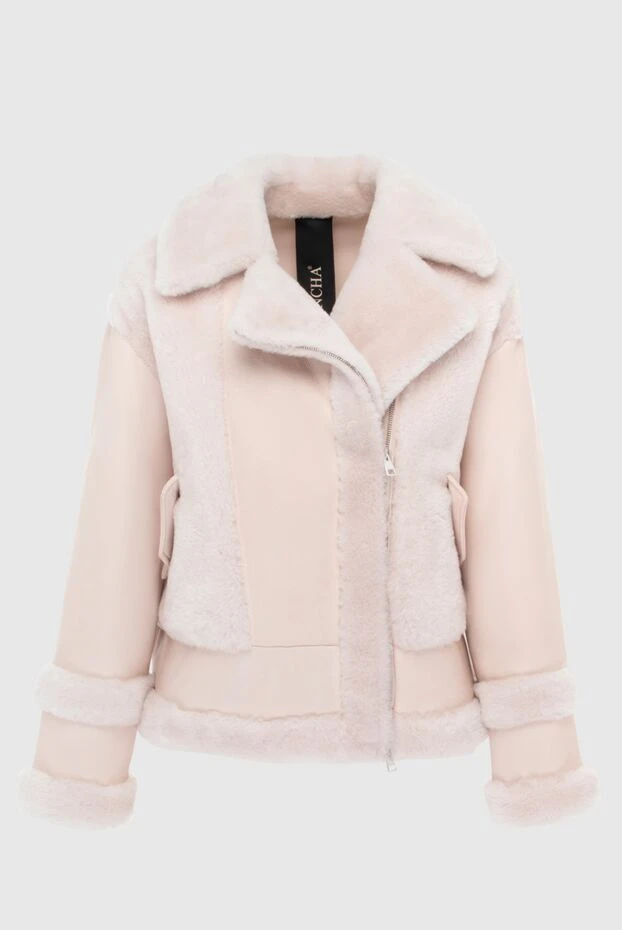 Blancha woman pink leather sheepskin coat for women buy with prices and photos 170967 - photo 1