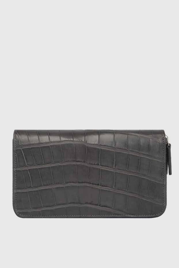 Cesare di Napoli man men's gray alligator leather clutch buy with prices and photos 171010 - photo 1