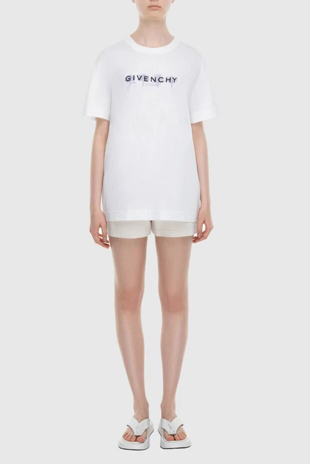 Givenchy woman white cotton t-shirt for women 171071 - photo 2