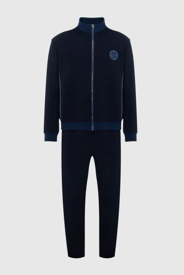 Roger Pinault man men's cotton sports suit, blue 171130 - photo 1