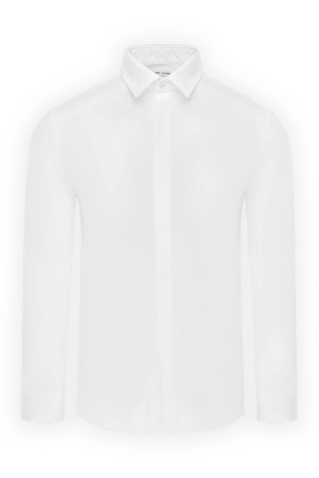 Saint Laurent man white cotton shirt for men 171132 - photo 1